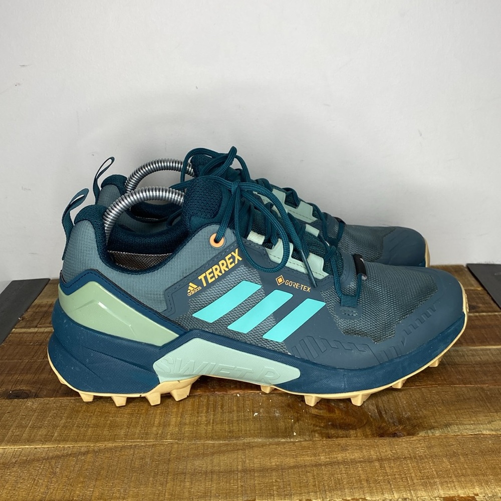 adidas Terrex Trail Running Shoes Teal, Aqua & Tan